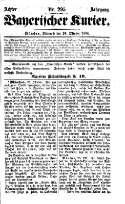 Bayerischer Kurier Mittwoch 26. Oktober 1864