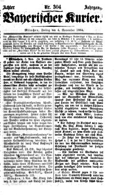 Bayerischer Kurier Freitag 4. November 1864