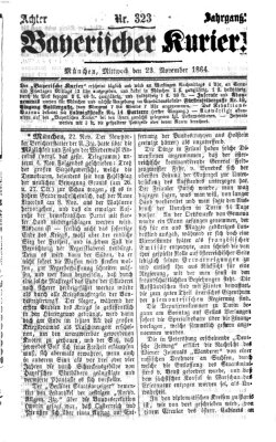 Bayerischer Kurier Mittwoch 23. November 1864