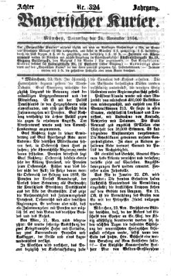 Bayerischer Kurier Donnerstag 24. November 1864