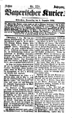 Bayerischer Kurier Donnerstag 8. Dezember 1864