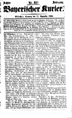 Bayerischer Kurier Sonntag 11. Dezember 1864