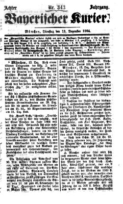 Bayerischer Kurier Dienstag 13. Dezember 1864