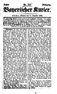 Bayerischer Kurier Mittwoch 14. Dezember 1864