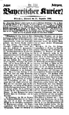 Bayerischer Kurier Mittwoch 21. Dezember 1864