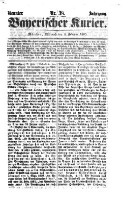 Bayerischer Kurier Mittwoch 8. Februar 1865