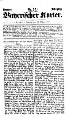 Bayerischer Kurier Sonntag 19. März 1865