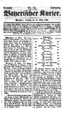 Bayerischer Kurier Dienstag 28. März 1865