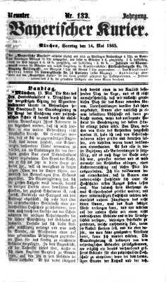 Bayerischer Kurier Sonntag 14. Mai 1865