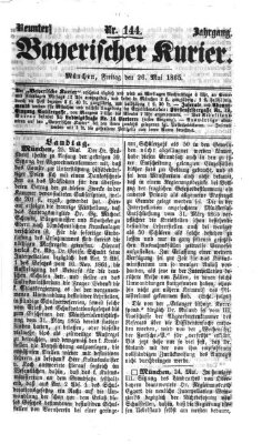 Bayerischer Kurier Freitag 26. Mai 1865