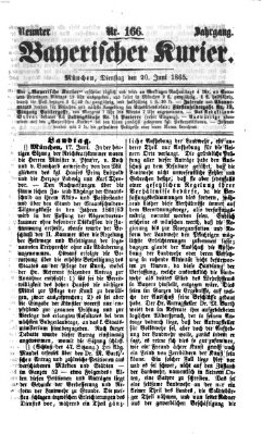 Bayerischer Kurier Dienstag 20. Juni 1865