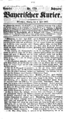 Bayerischer Kurier Montag 3. Juli 1865