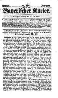 Bayerischer Kurier Montag 10. Juli 1865