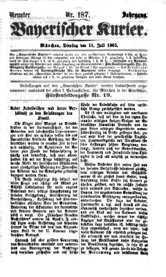 Bayerischer Kurier Dienstag 11. Juli 1865