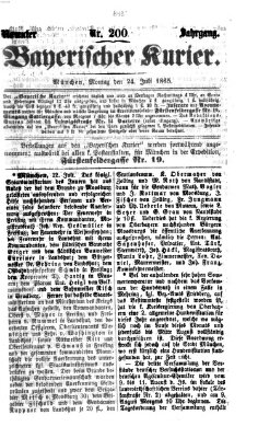 Bayerischer Kurier Montag 24. Juli 1865