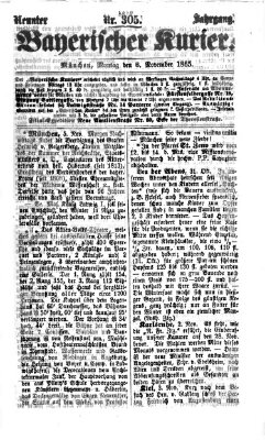 Bayerischer Kurier Montag 6. November 1865