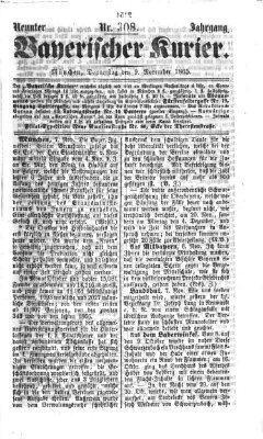 Bayerischer Kurier Donnerstag 9. November 1865