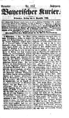 Bayerischer Kurier Freitag 8. Dezember 1865