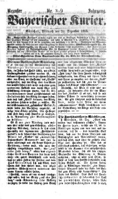 Bayerischer Kurier Mittwoch 20. Dezember 1865