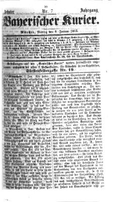 Bayerischer Kurier Montag 8. Januar 1866