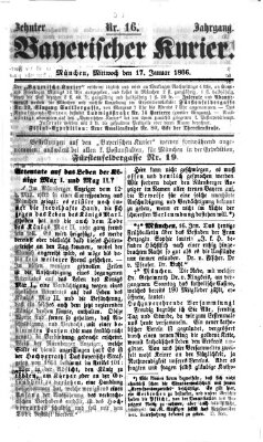 Bayerischer Kurier Mittwoch 17. Januar 1866