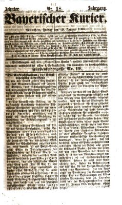 Bayerischer Kurier Freitag 19. Januar 1866