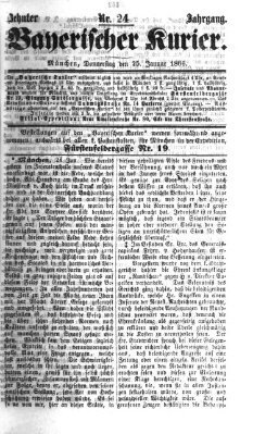 Bayerischer Kurier Donnerstag 25. Januar 1866