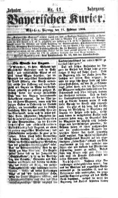 Bayerischer Kurier Sonntag 11. Februar 1866