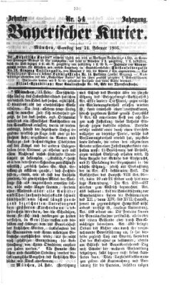 Bayerischer Kurier Samstag 24. Februar 1866