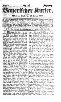 Bayerischer Kurier Dienstag 27. Februar 1866