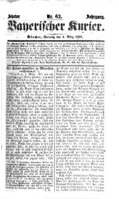 Bayerischer Kurier Sonntag 4. März 1866