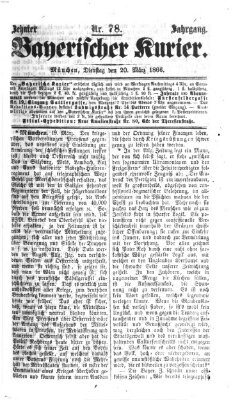 Bayerischer Kurier Dienstag 20. März 1866