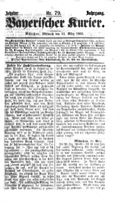 Bayerischer Kurier Mittwoch 21. März 1866