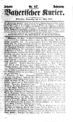 Bayerischer Kurier Donnerstag 29. März 1866