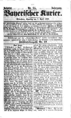 Bayerischer Kurier Samstag 7. April 1866