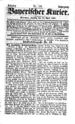 Bayerischer Kurier Dienstag 10. April 1866