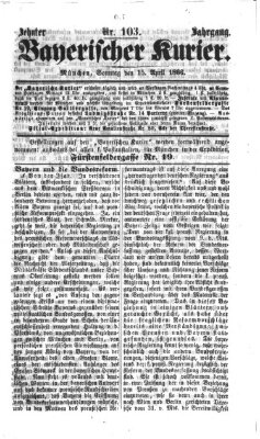 Bayerischer Kurier Sonntag 15. April 1866