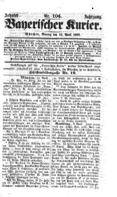 Bayerischer Kurier Montag 16. April 1866