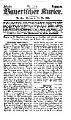 Bayerischer Kurier Sonntag 20. Mai 1866