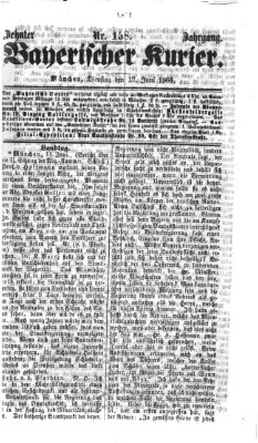 Bayerischer Kurier Dienstag 12. Juni 1866