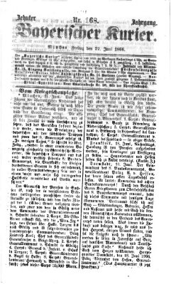 Bayerischer Kurier Freitag 22. Juni 1866