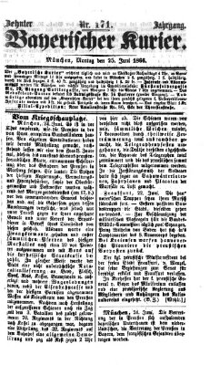 Bayerischer Kurier Montag 25. Juni 1866