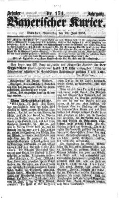 Bayerischer Kurier Donnerstag 28. Juni 1866