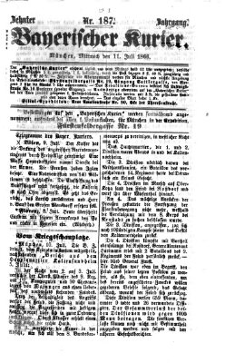 Bayerischer Kurier Mittwoch 11. Juli 1866