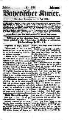 Bayerischer Kurier Donnerstag 12. Juli 1866