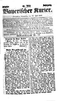 Bayerischer Kurier Donnerstag 26. Juli 1866