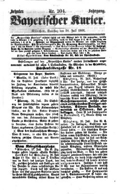 Bayerischer Kurier Samstag 28. Juli 1866