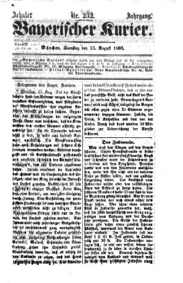 Bayerischer Kurier Samstag 25. August 1866