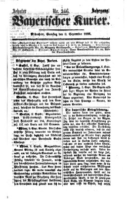 Bayerischer Kurier Samstag 8. September 1866