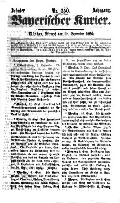 Bayerischer Kurier Mittwoch 12. September 1866